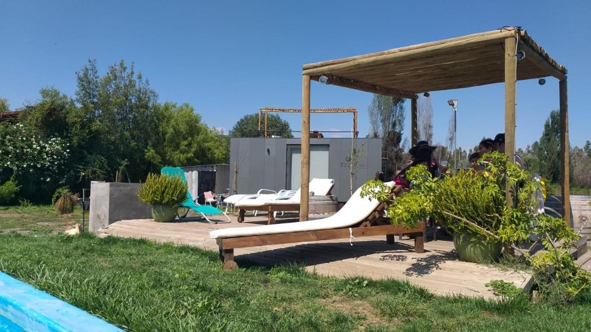 サンタ・クルスTiny Colchagua Cabanas Y Padelアパートメント エクステリア 写真